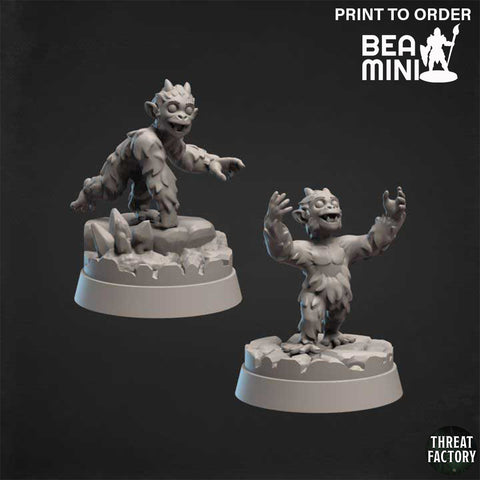 Yeti Tykes | BeaMini Print to Order Miniatures