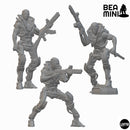 Gangsta Crew | BeaMini Unpainted Sci-fi Miniatures