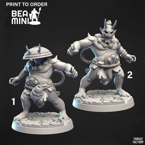 Oni B | BeaMini Print to Order Miniatures