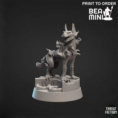 Hell Hound C | BeaMini Print to Order Miniatures