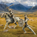 Hedda, Female Fighter - On Foot and Mounted | BeaMini Print to Order Miniatures