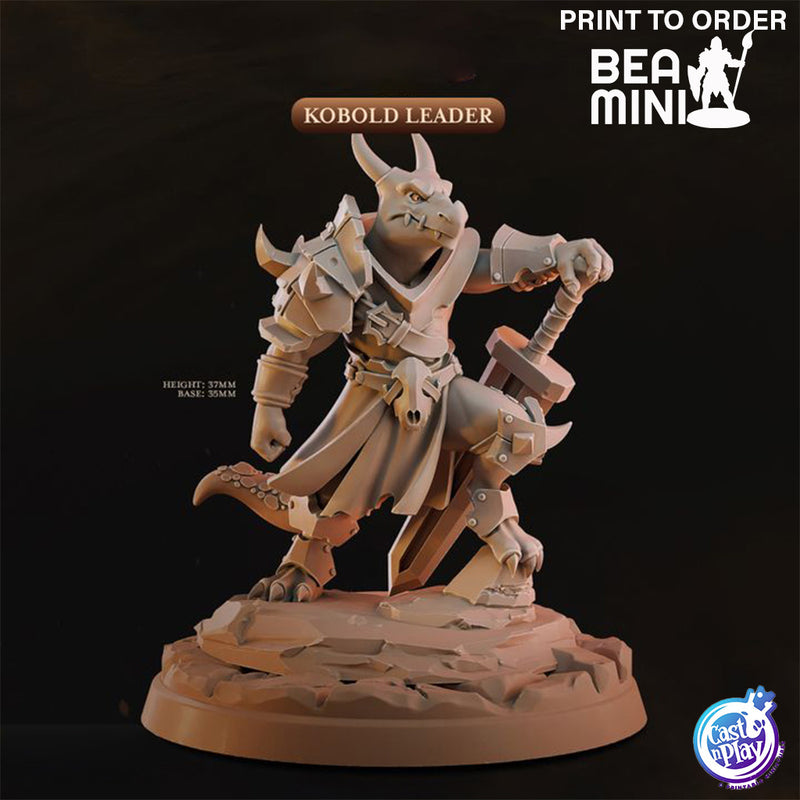Kobold Leader | BeaMini Print to Order Miniatures