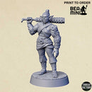 Bugbear Barbarian | BeaMini Print to Order Miniatures