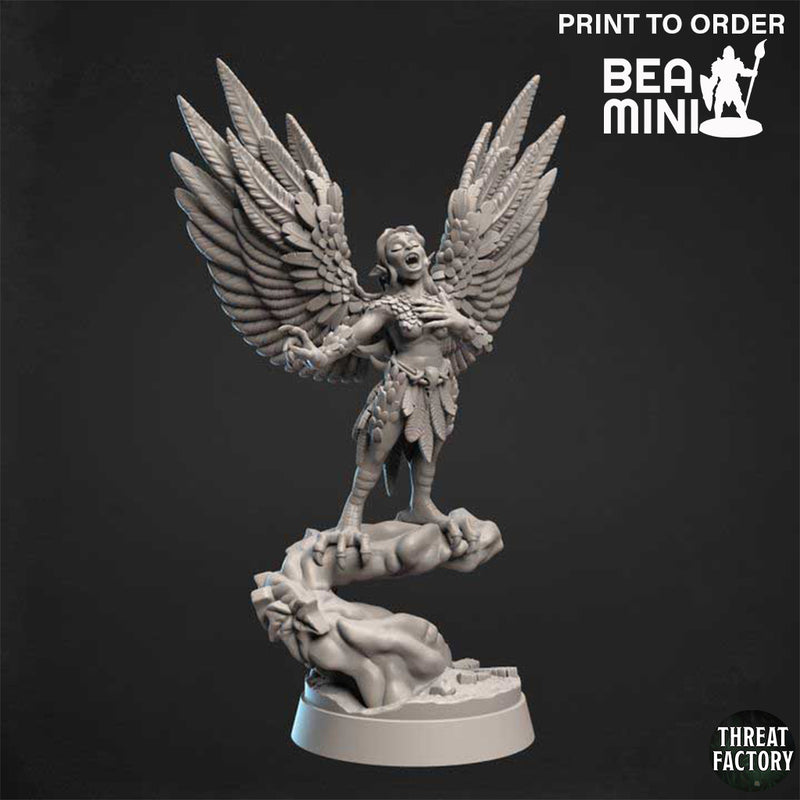 Harpy B | BeaMini Print to Order Miniatures