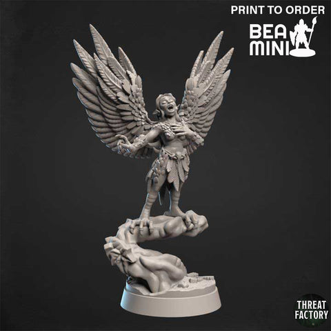 Harpy B | BeaMini Print to Order Miniatures