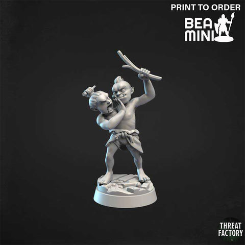 Young Ettin | BeaMini Print to Order Miniatures