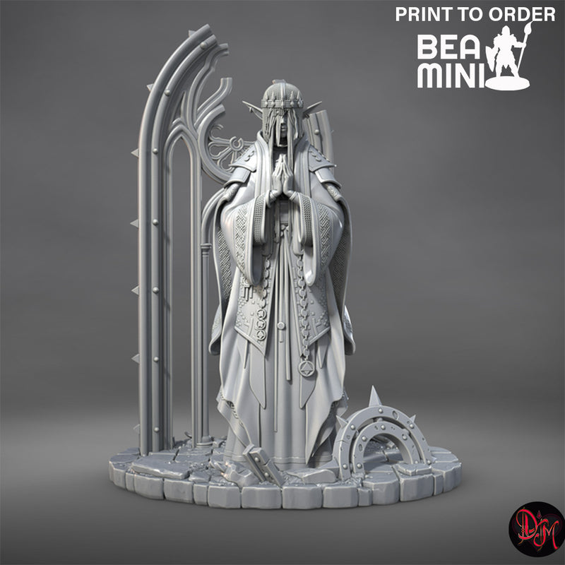 Saint Caldria of the Iron Vow | BeaMini Print to Order Miniatures