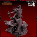 Ignus the Fire Mage | BeaMini Print to Order Miniature