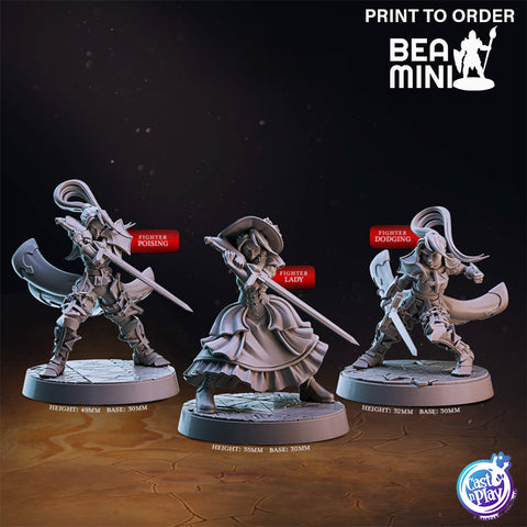 Vampire Fighters | BeaMini Print to Order Miniatures