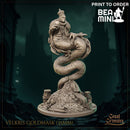 Velkris Goldmask | BeaMini Print to Order Miniatures