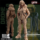 Sierra "Night Fury" Knox - Combat Drone Pilot | BeaMini Print to Order Miniatures