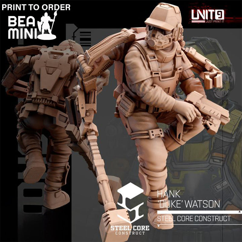 Hank 'Duke' Watson | BeaMini Print to Order Miniatures