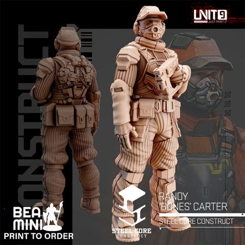 Randy 'Bones' Carter | BeaMini Print to Order Miniatures