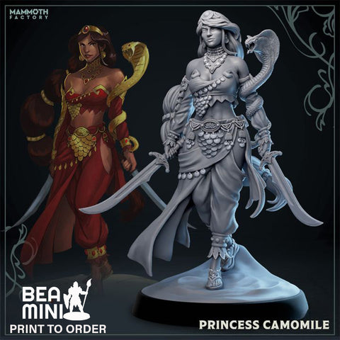 Princess Chamomile | BeaMini Print to Order Miniatures