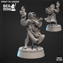 Human Sorcerer | BeaMini Print to Order Miniatures