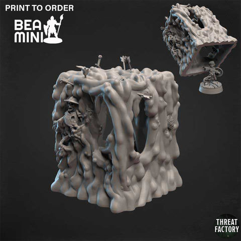 Gelatinous Cube | BeaMini Print to Order Miniatures