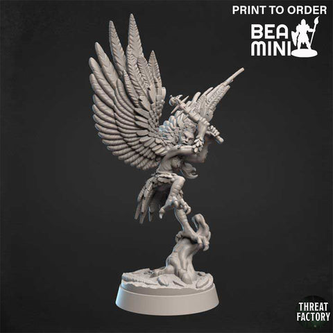 Harpy C | BeaMini Print to Order Miniatures