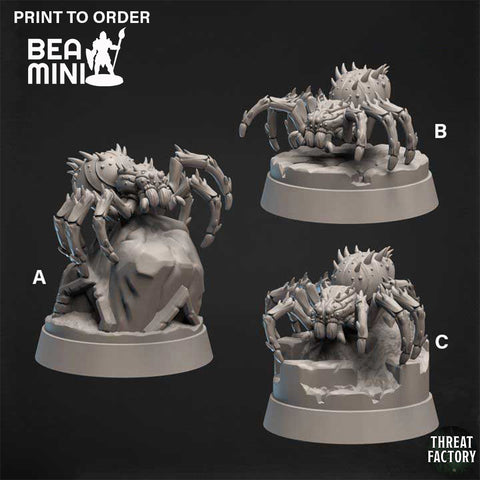 Giant Wolf Spider | BeaMini Print to Order Miniatures