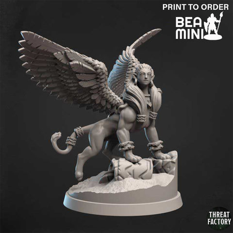 Gynosphinx | BeaMini Print to Order Miniatures