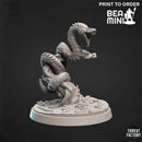 Constrictor Snake | BeaMini Print to Order Miniatures
