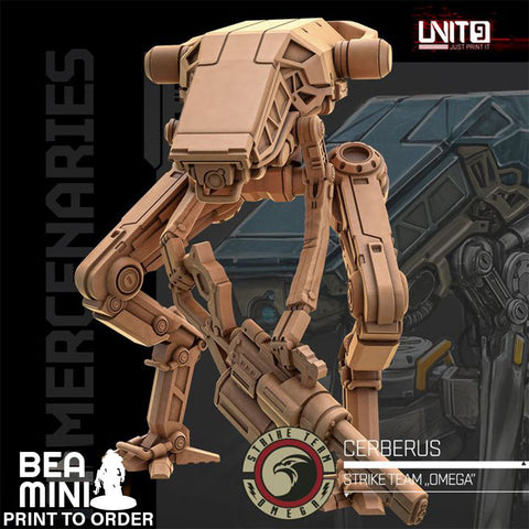 Cyberpunk - Cerberus | BeaMini Print to Order Miniatures