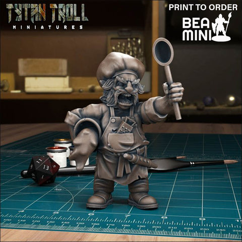 Curse of Strahd - Dhavit | BeaMini Print to Order Miniatures