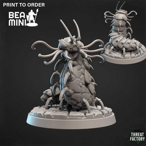 Carrion Crawler | BeaMini Print to Order Miniatures