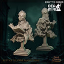 Bust of Sil'Varr Manychime | BeaMini Print to Order Miniatures