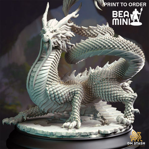 Crimson Dragon - Shinkoryu | BeaMini Print to Order Miniatures