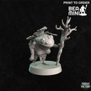 Bullywug Leader - Zabli | BeaMini Print to Order Miniatures