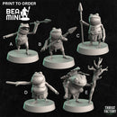 Bullywugs | BeaMini Print to Order Miniatures