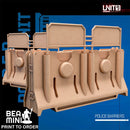 Police Barriers (2 Barriers) | BeaMini Print to Order Miniatures