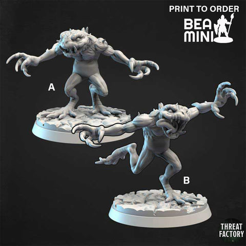 Red Slaad | BeaMini Print to Order Miniatures