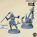 Sahuagin & Anchor | BeaMini Print to Order Miniatures
