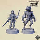 Werewolf Captain | BeaMini Print to Order Miniatures