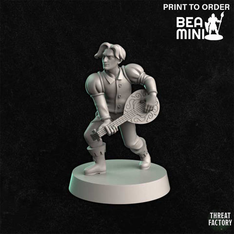 Human Bard - Syl | BeaMini Print to Order Miniatures