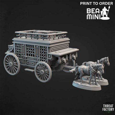 Gothic Carriage | BeaMini Print to Order Miniatures