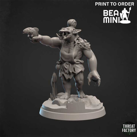 Female Troll | BeaMini Print to Order Miniatures