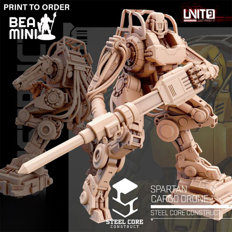Spartan Cargo Drone 1 | BeaMini Print to Order Miniatures