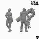 Jarvis & Sporty | BeaMini Unpainted Sci-fi Miniatures