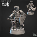 Dragonborn Paladin | BeaMini Print to Order Miniatures