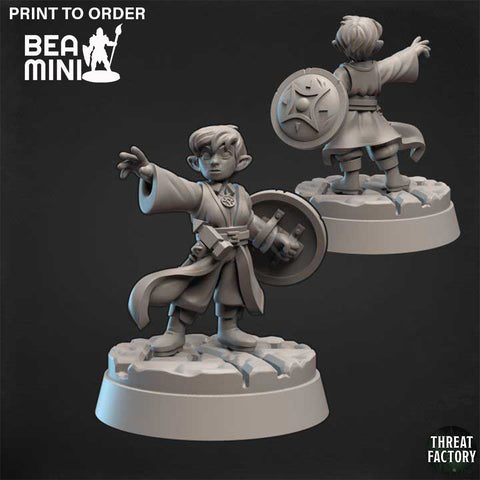 Gnome Cleric | BeaMini Print to Order Miniatures