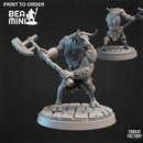 Minotaur | BeaMini Print to Order Miniatures