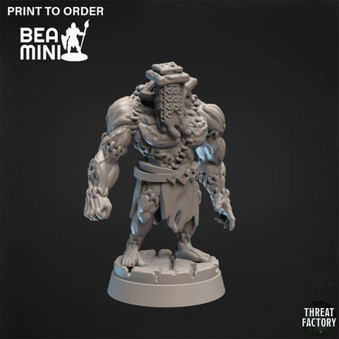 Flesh Golem B | BeaMini Print to Order Miniatures