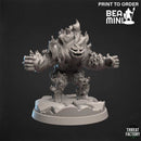 Fire Elemental A | BeaMini Print to Order Miniatures