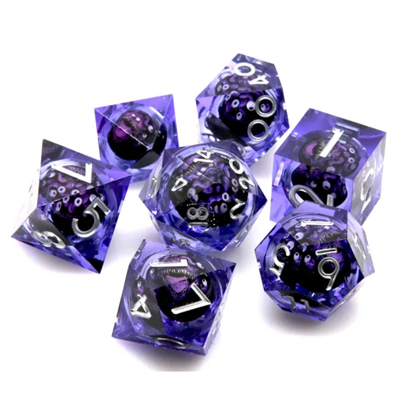 Monster Dice - Handcrafted Sharp Edge Dice Set & Dice Case