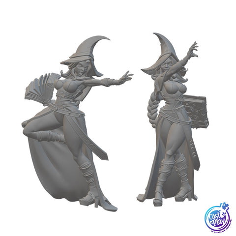 Moonlight Witch | BeaMini Unpainted RPG Miniatures
