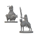 Mounted Halfling Rangers | BeaMini Unpainted RPG Miniatures