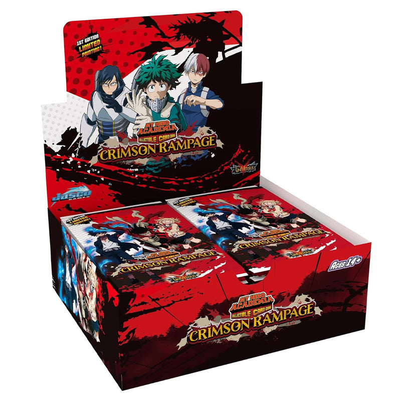 My Hero Academia CCG Set 2: Crimson Rampage Booster Box UNLIMITED