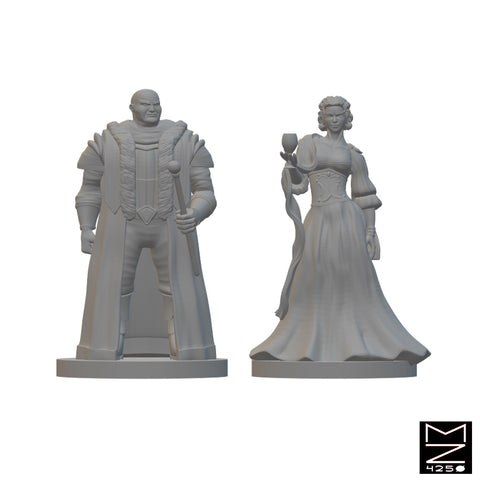 Nobles | BeaMini Unpainted RPG Miniatures